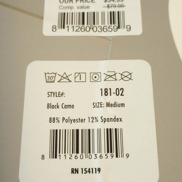 Avira Vibe Leggings - Black Camo - Size M - Picture 3 of 4